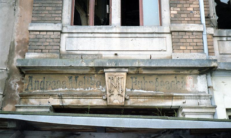 Dresden-Friedrichstadt, Friedrichstr. 27, 27.6.1995 (2).jpg - Andreas Meltke, Fuhrgeschäft